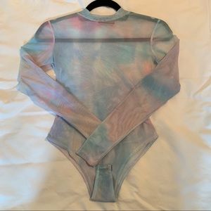 Momokrom mesh bodysuit in size UK 8